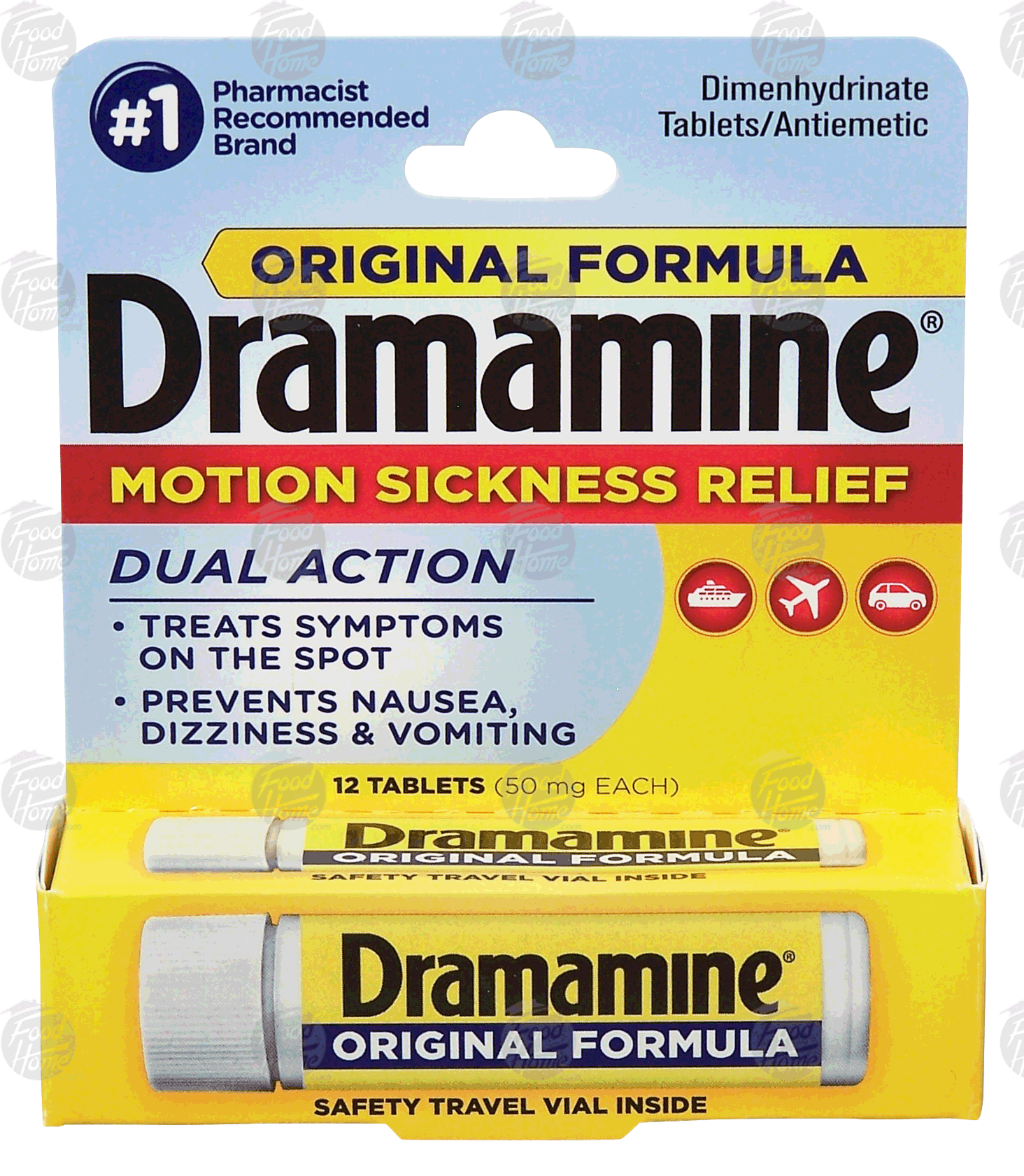 Dramamine  motion sickness relief, original formula Full-Size Picture